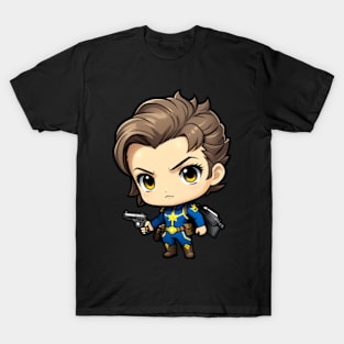 Chibi Fallout Small Scale Adventures T-Shirt